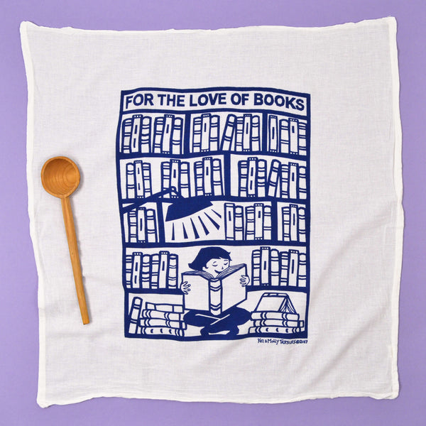 Hand Printed Kitchen Flour Sack Towels — The Horseshoe Crab