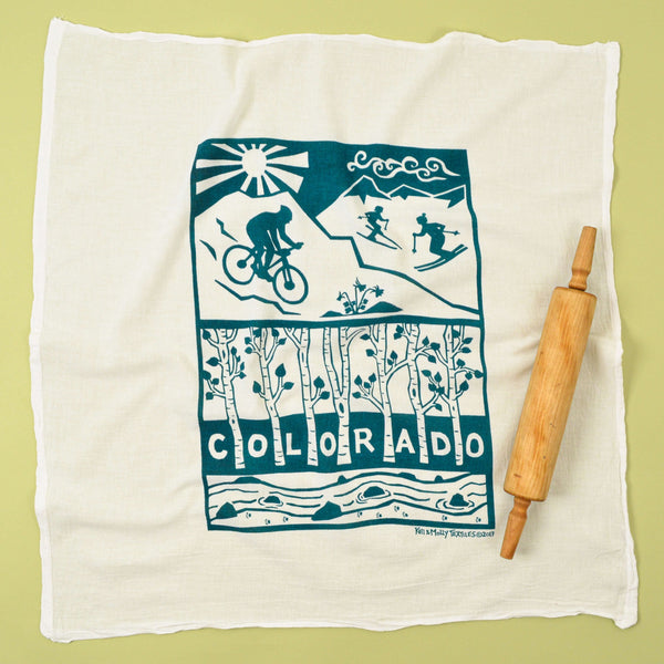Flour Sack Dish Towel - We Beach People - 27in