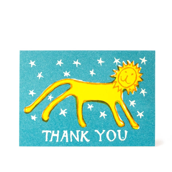 Little Lion Thank You Card