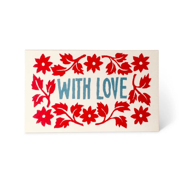 Pack of 6 "With Love" Mini Cards