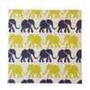 Square Notebook- Elephants