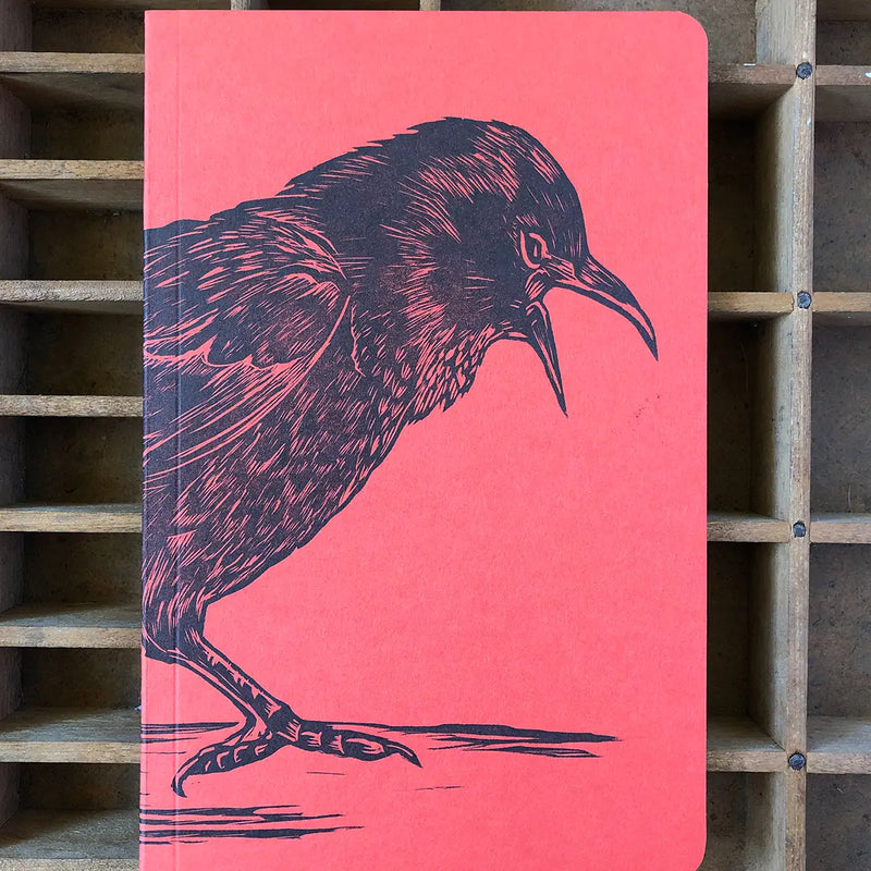 Blackbird Letterpress Crow Notebook