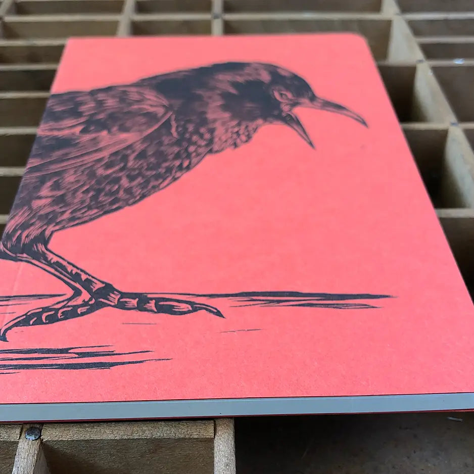 Blackbird Letterpress Crow Notebook