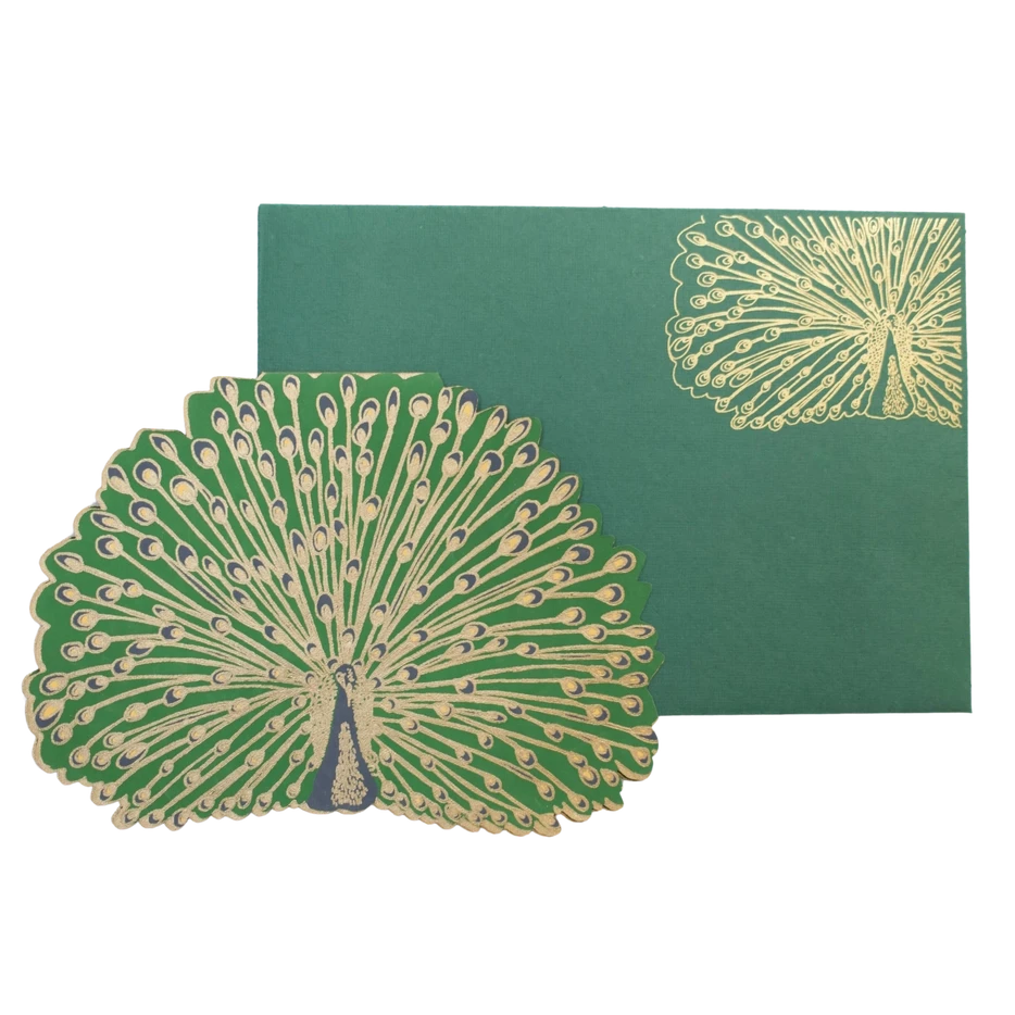 East End Press- Peacock Greeting Card