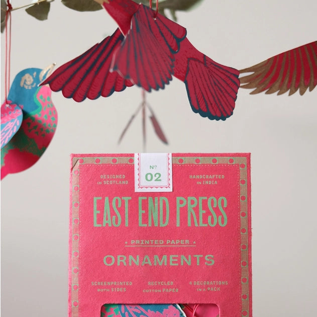 Party Birds Paper Ornaments