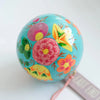 East End Press- Papier Mâché Bauble, Turquoise