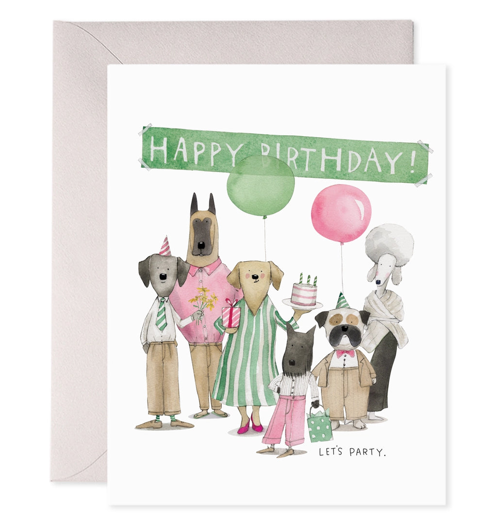 Let's Party Birthday Card