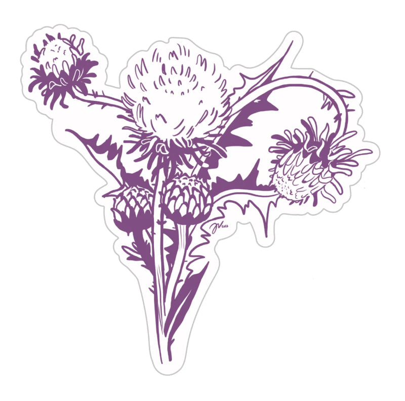 The Botanical Uteri Sticker Series