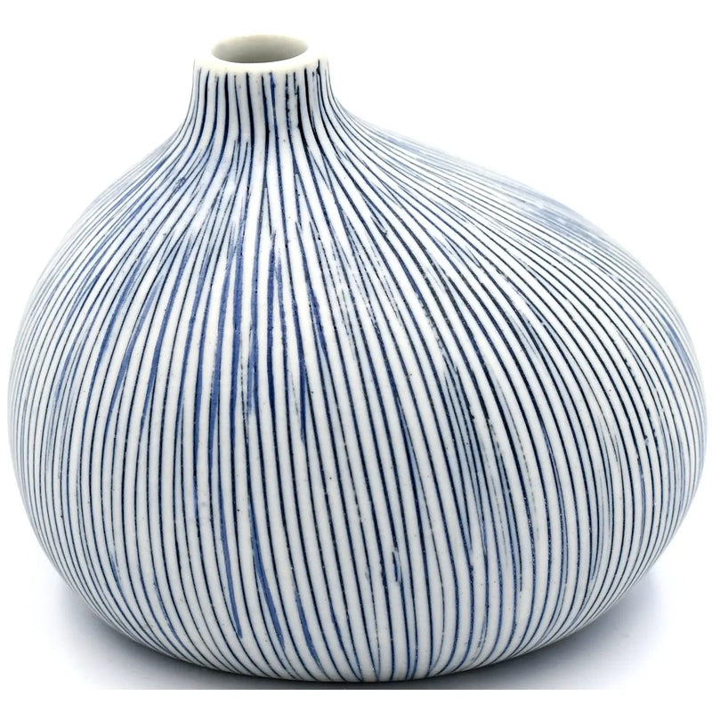 GUGU Porcelain Bud Vase- striped