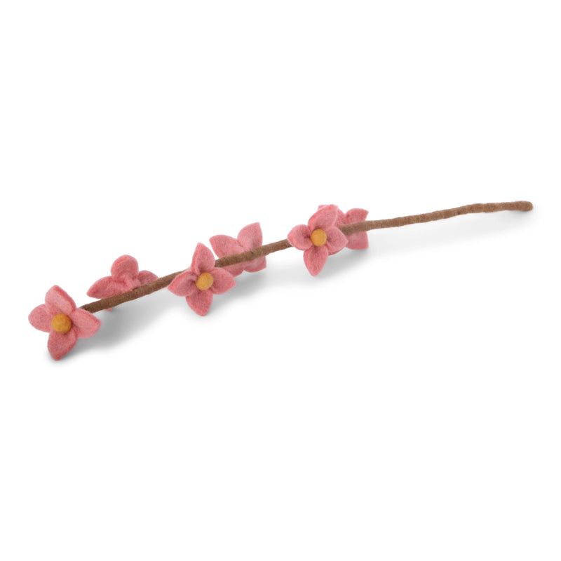 Felt Blossoms on Stalk