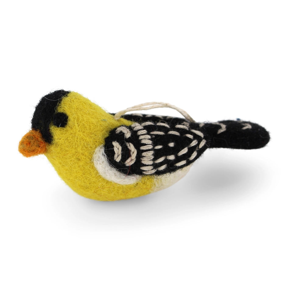 Gold Finch Bird Ornament