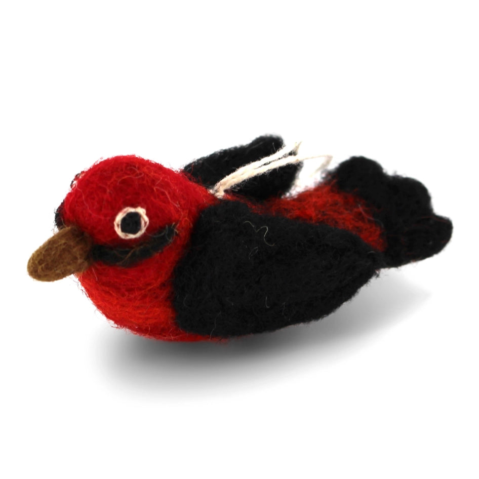 Scarlet Tanager Bird Ornament