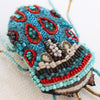 Picasso Bug Beaded Brooch close up view