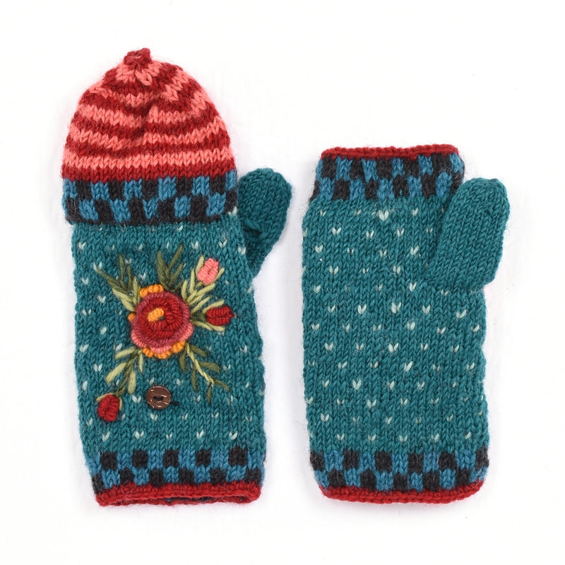 Lost Horizons Aubrey Handwarmers- Teal