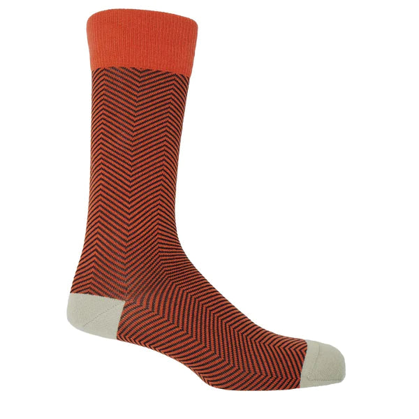 Peper Harow- Taylor Men's Socks Orange