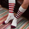 Quad Stripe Men's Luxury Socks