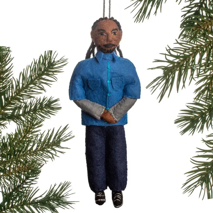 Felt Figurine: Snoop Dogg Ornament