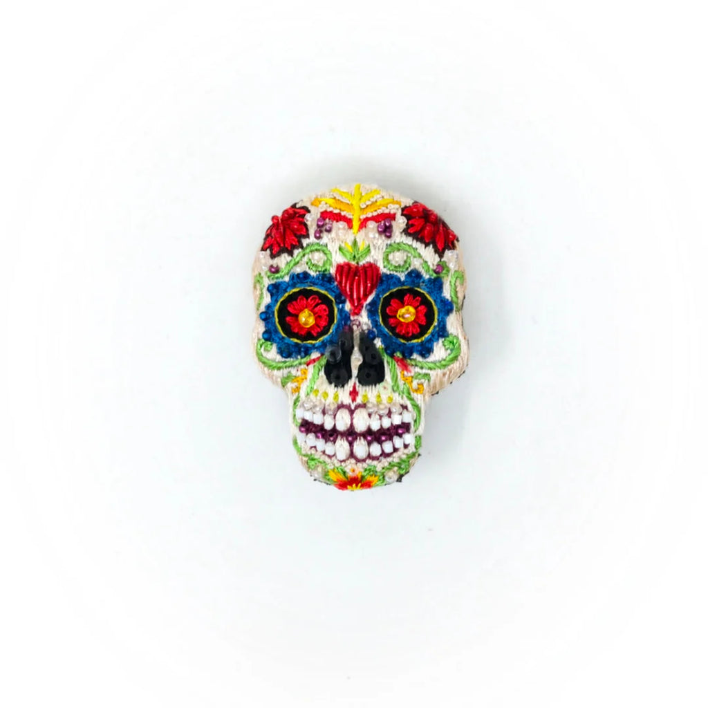 Sugar Skull Brooch