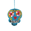 Sugar Skull Ornament- blue