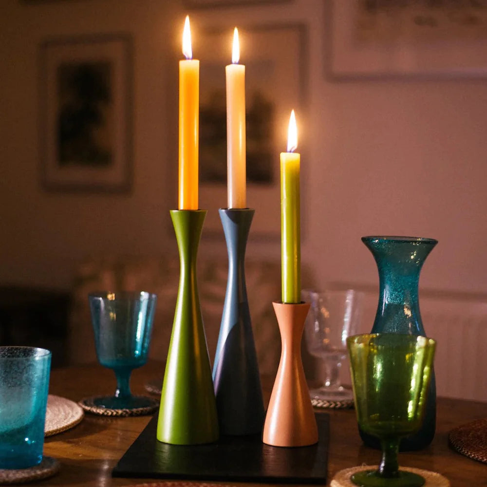 Wooden Candlesticks