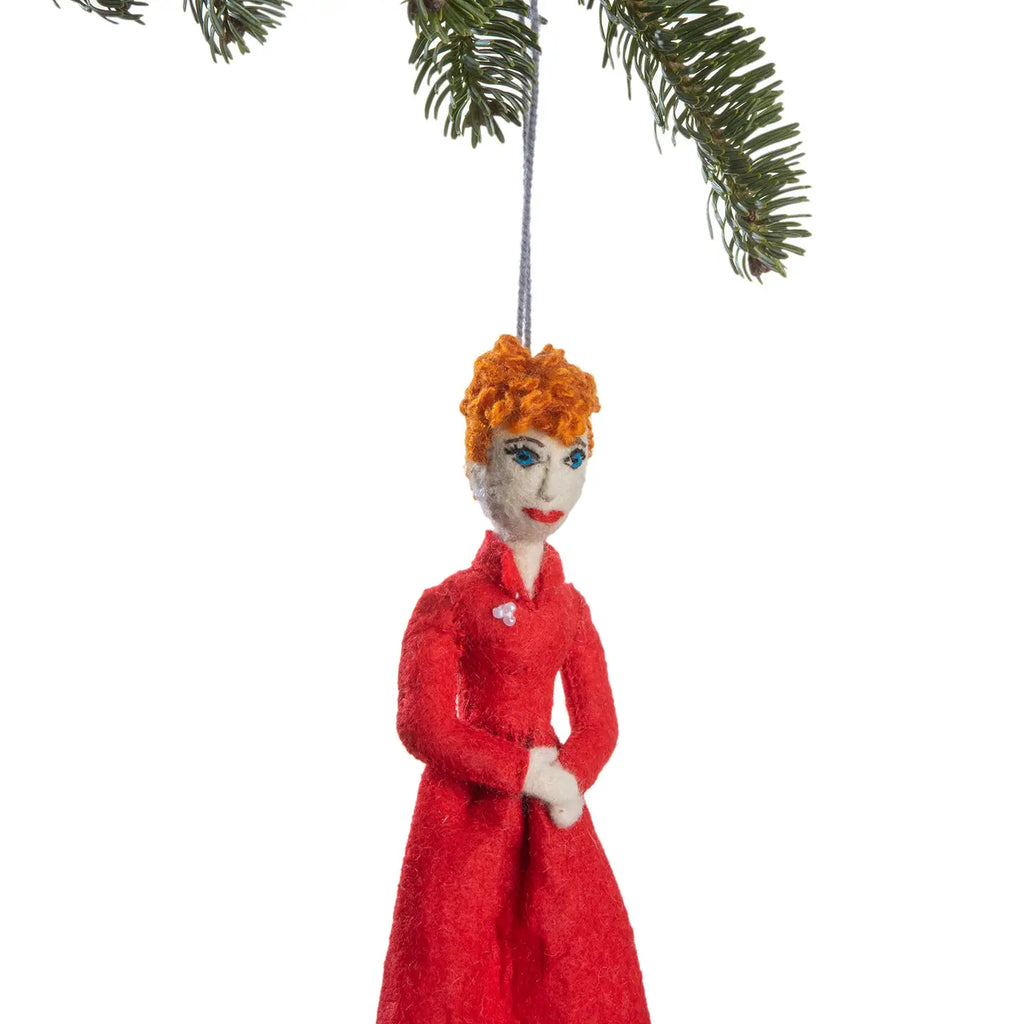 Felt Figurine: Lucille Ball Ornament