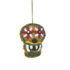 Sugar Skull Ornament- green