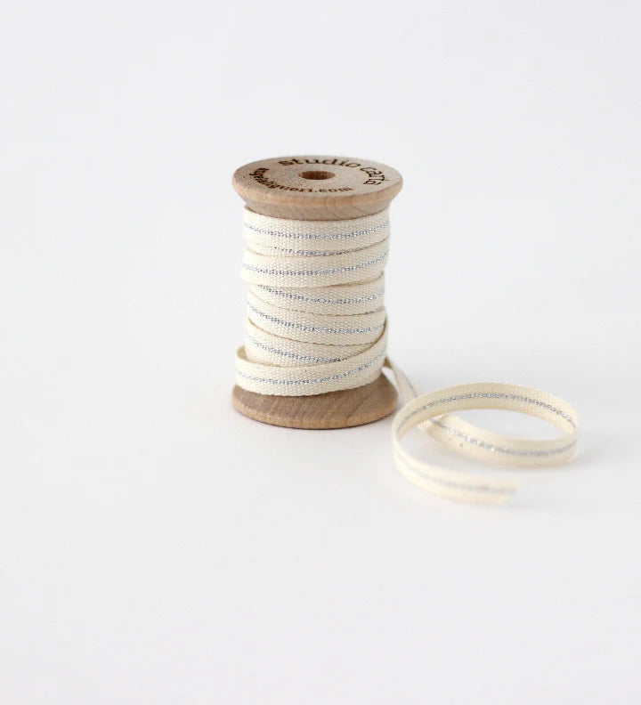 Studio Carta Ribbon- Nautural with Silver