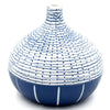 CONGO Mini Porcelain Vase Mixed indigo pattern