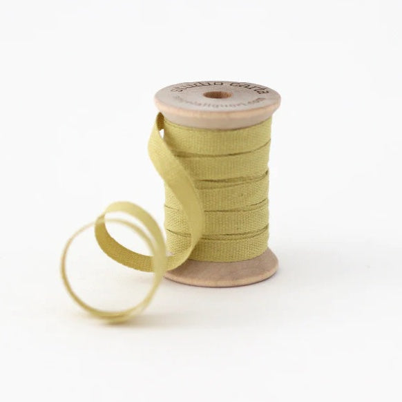 Italian Cotton Ribbon- 5 Yard Wooden Spool – Kei & Molly Textiles, LLC