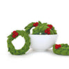 Felt Wreaths in a bowl 