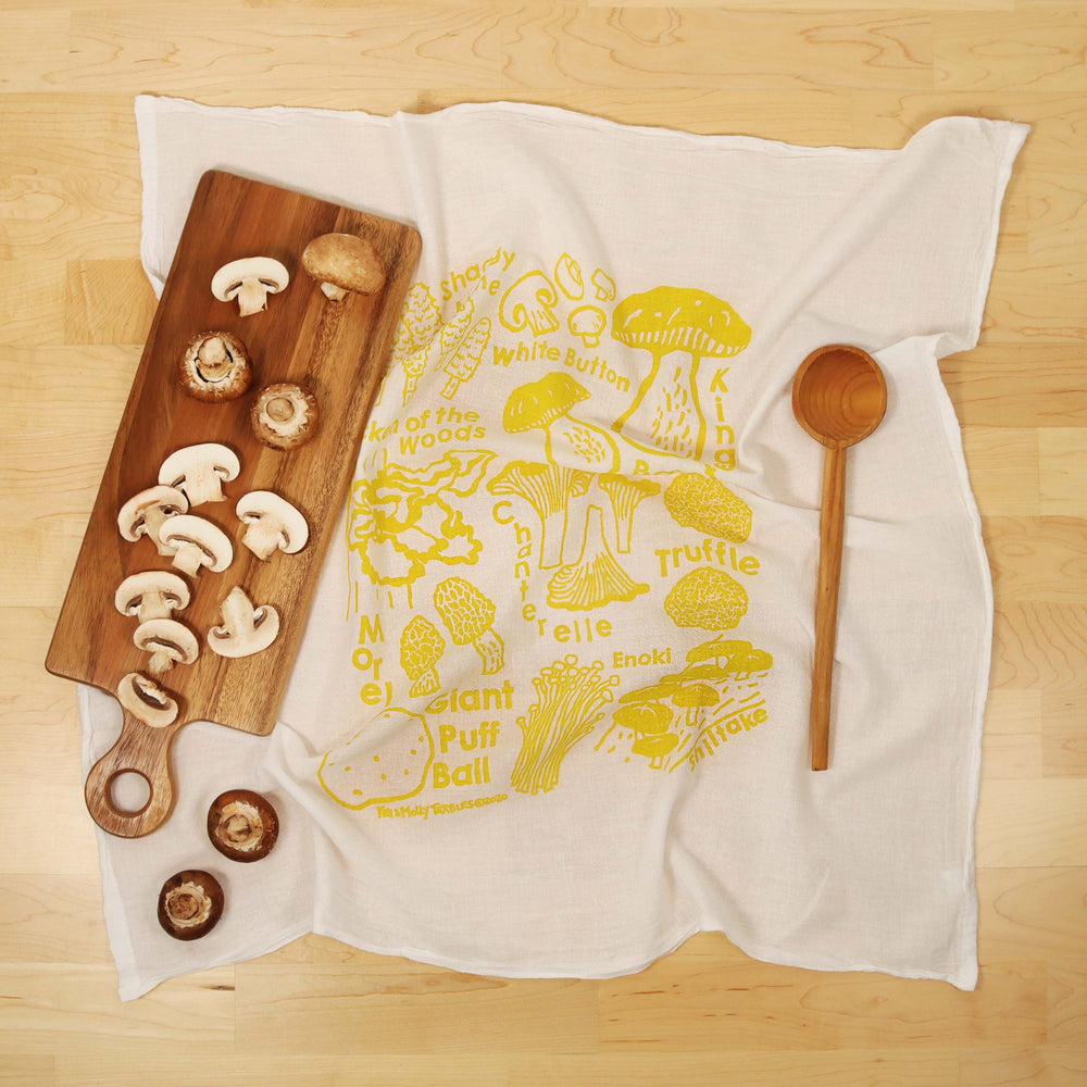 Kitchen Towel, Mushrooms, NEW! — The High Fiber