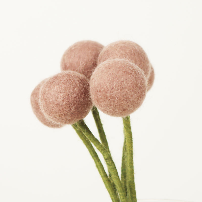 Pom Felt Flower Lavender