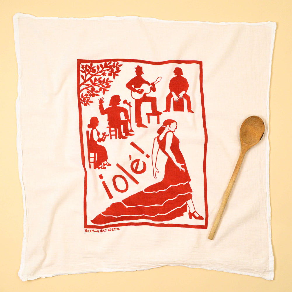 In This Kitchen We Dance Dishtowel