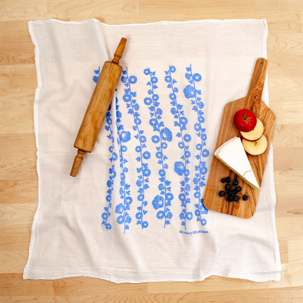 Kei & Molly Textiles Flour Sack Dish Towel: Grow Local – Kei