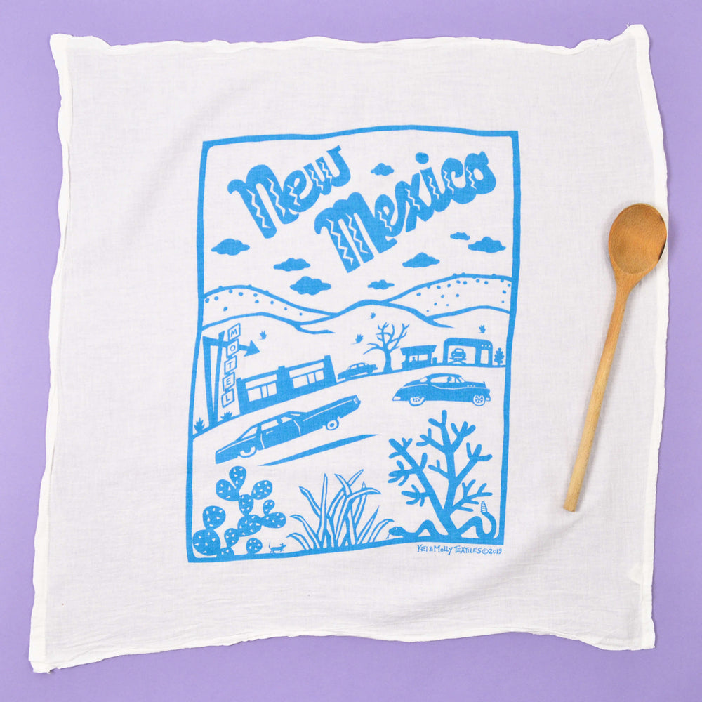 Kei & Molly Textiles Flour Sack Dish Towel: New Mexico – Kei